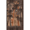 Livingwalls Fototapete Wald orange beige blau B/L: ca. 280x159 cm