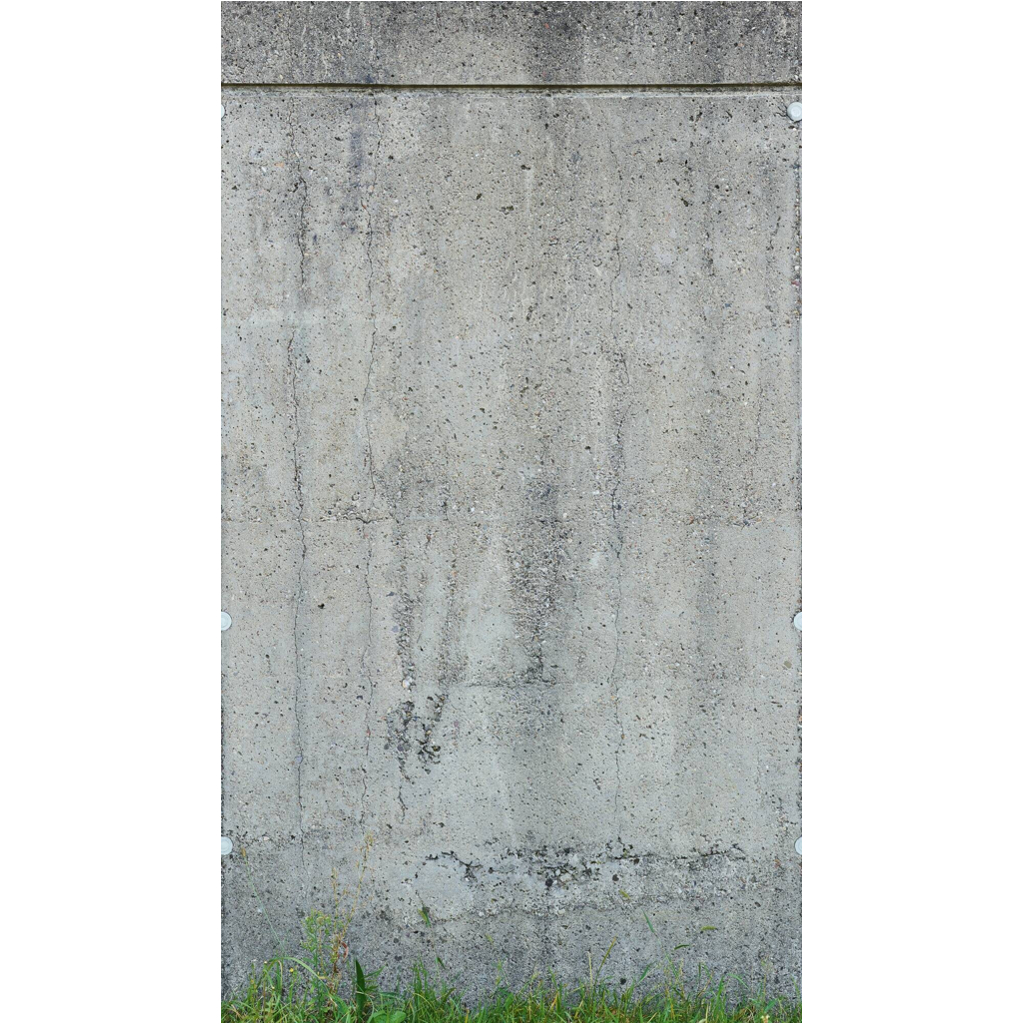 Livingwalls Fototapete Betonoptik grau grün B/L: ca. 280x159 cm