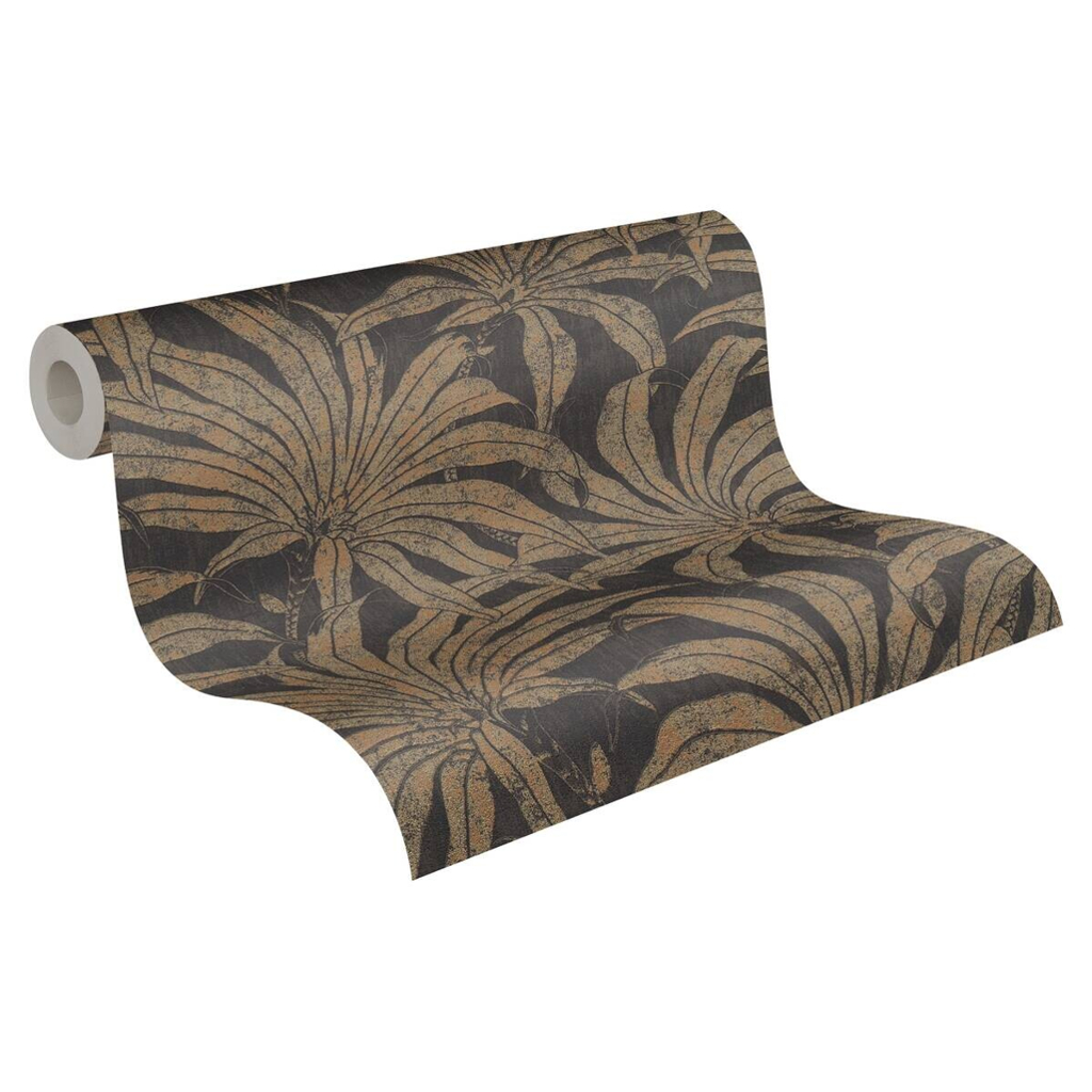 A.S.Creation Vliestapete bronze gold schwarz B/H/D: ca. 53x1005x9,2 cm