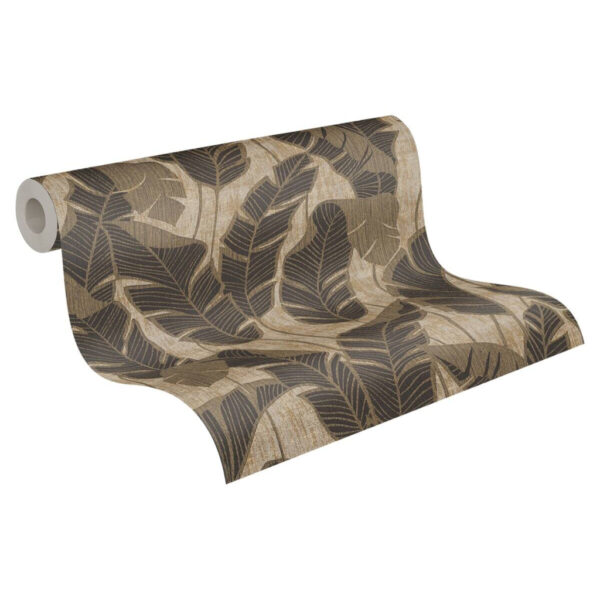 A.S.Creation Vliestapete schwarz beige B/H/D: ca. 53x1005x9,3 cm