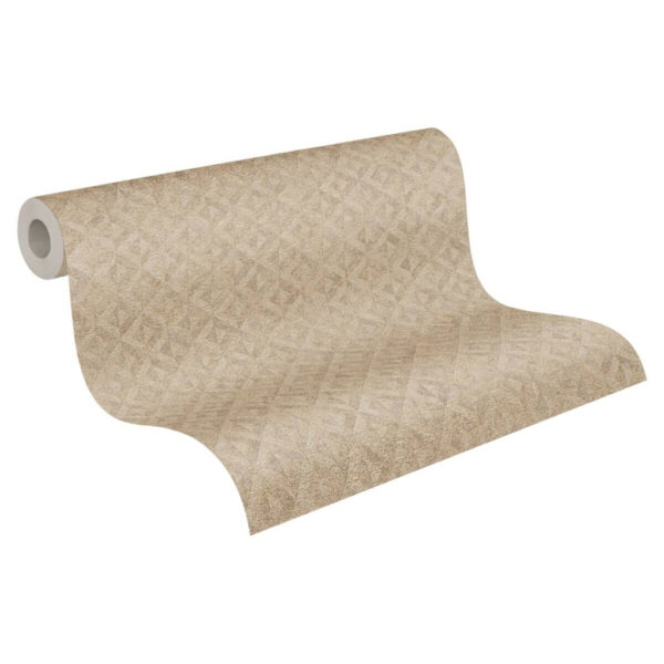 A.S.Creation Vliestapete beige gold B/H/D: ca. 53x1005x9,3 cm