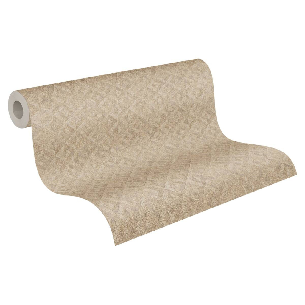 A.S.Creation Vliestapete beige gold B/H/D: ca. 53x1005x9,3 cm