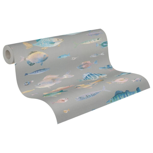 A.S.Creation Vliestapete
bunt blau B/H/D: ca. 53x1005x8 cm