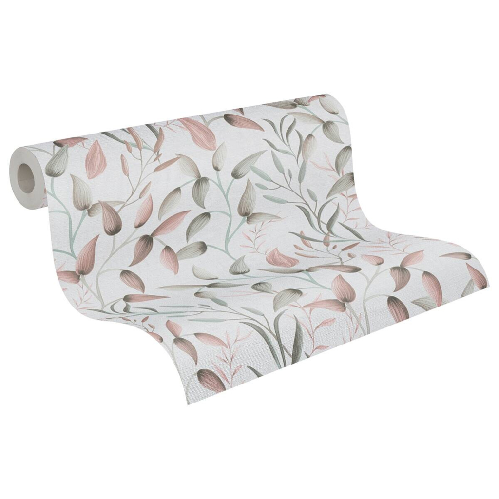 A.S.Creation Vliestapete creme rosa B/H/D: ca. 53x1005x8,2 cm