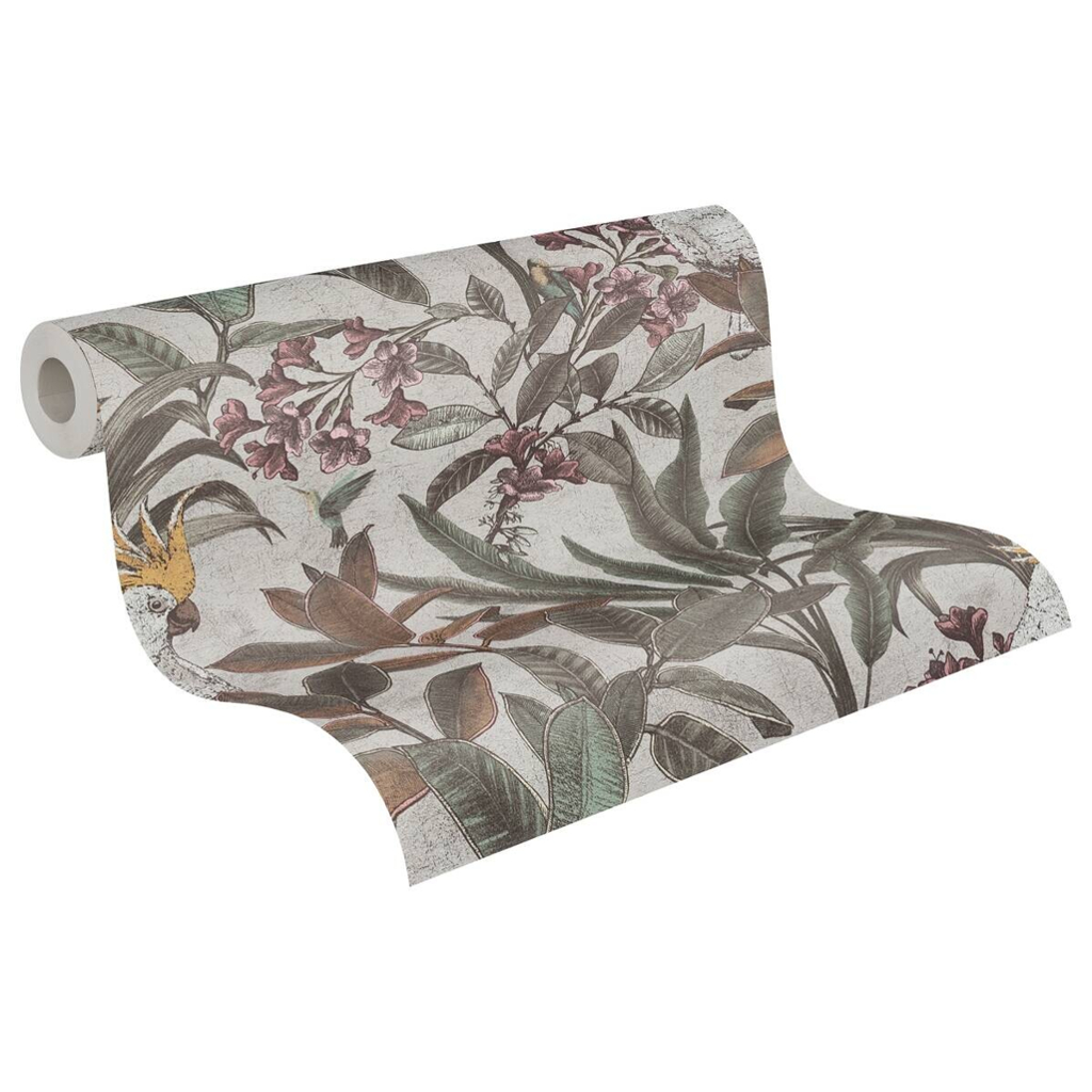 A.S.Creation Vliestapete creme rosa B/H/D: ca. 53x1005x8 cm