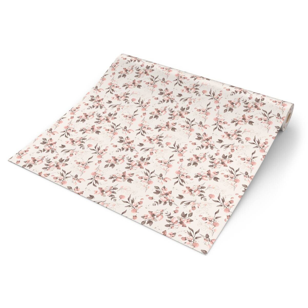 Vliestapete
Blätter rosa braun B/L: ca. 53×1005 cm