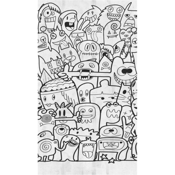 Livingwalls Fototapete
Comic-Stil weiß schwarz B/L: ca. 280x159 cm