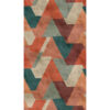 Livingwalls Fototapete Retro Design orange petrol grün B/L: ca. 280x159 cm