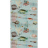 Livingwalls Fototapete Fische blau bunt rosa B/L: ca. 280x159 cm