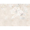 Livingwalls Fototapete Floral grau beige creme B/L: ca. 280x371 cm