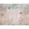 Livingwalls Fototapete Blumen bunt grau blau B/L: ca. 280x371 cm