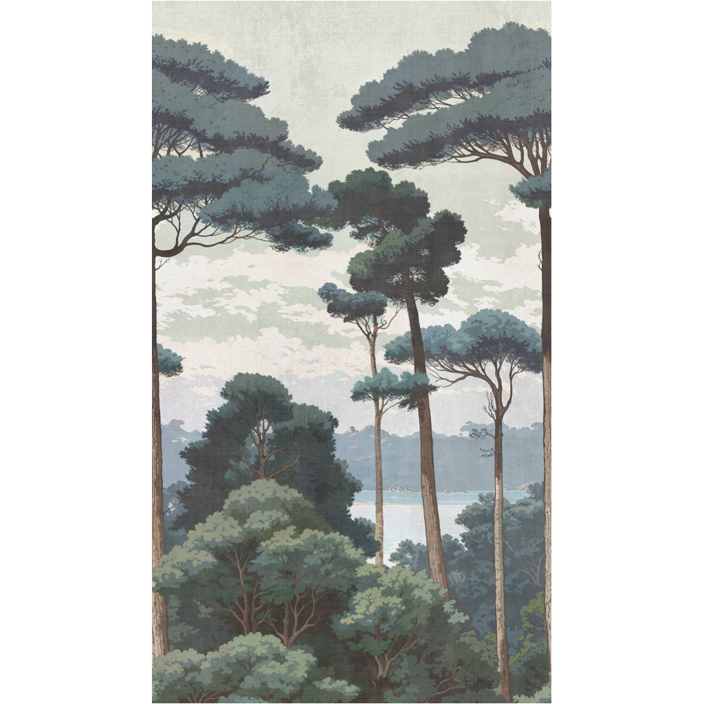 Livingwalls Fototapete
Landschaft grün weiß creme B/L: ca. 280×159 cm