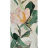 Livingwalls Fototapete Floral grün beige rosa B/L: ca. 280x159 cm