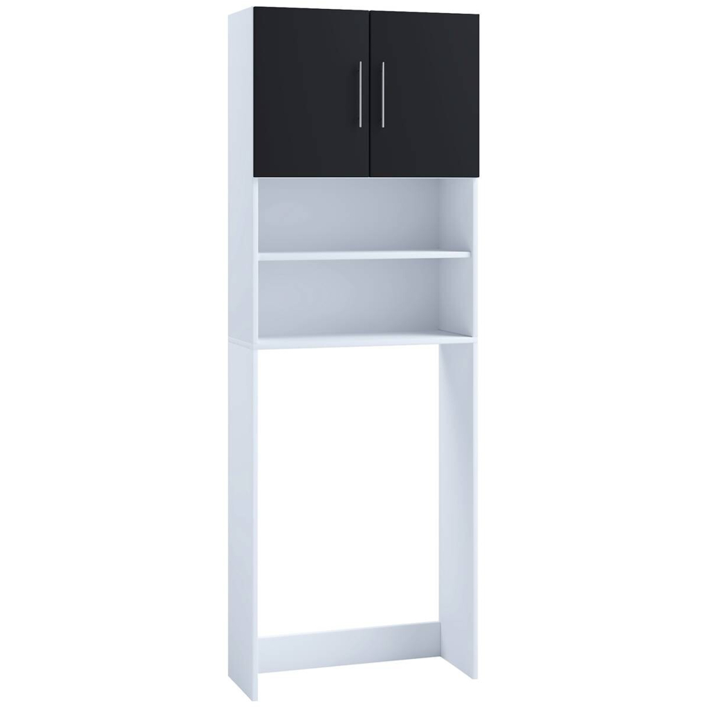 Überbauschrank Jutas
weiß schwarz B/H/T: ca. 64x190x25 cm