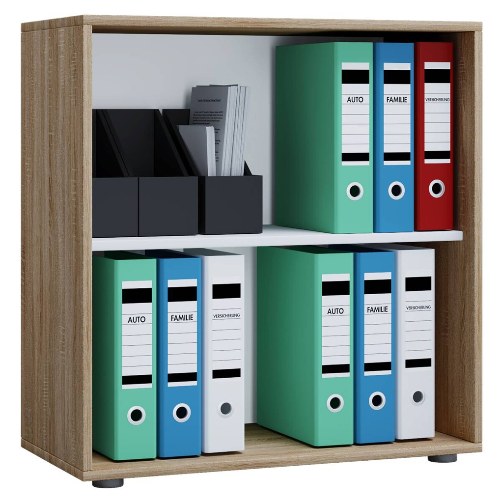 Regal Lona L ohne Türen
Eiche Sonoma Nachbildung weiß B/H/T: ca. 70x74x37 cm