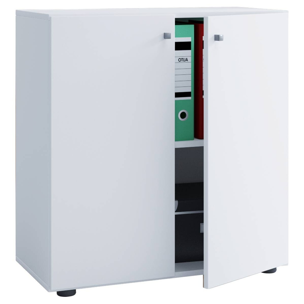 VCM Möbel Büroschrank Lona L weiß B/H/T: ca. 70x74x39 cm