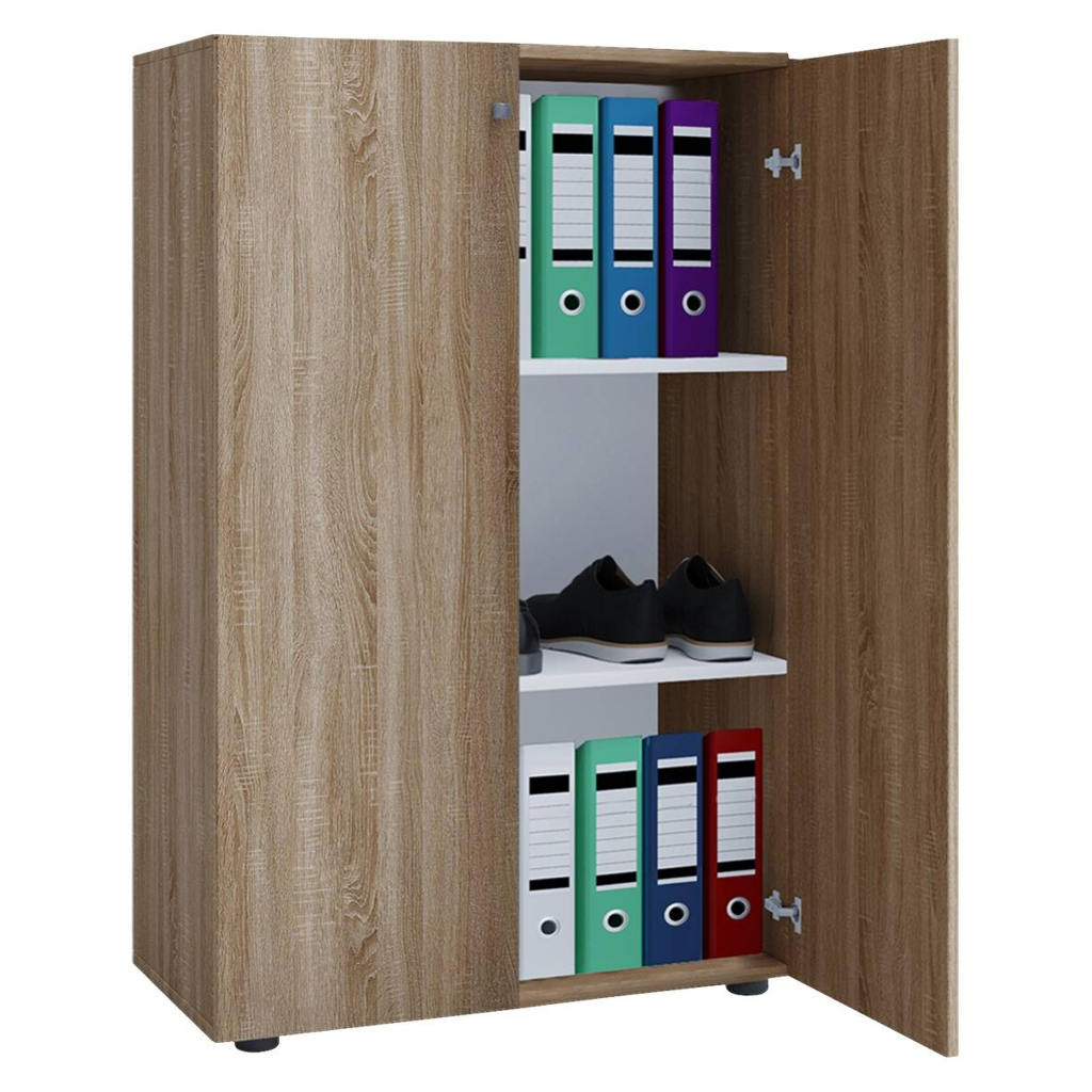 Büroschrank Lona XL
Eiche Sonoma Nachbildung weiß B/H/T: ca. 70x110x39 cm