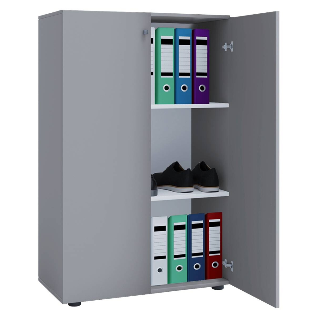 Büroschrank Lona XL
grau weiß B/H/T: ca. 70x110x39 cm