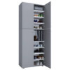 VCM Möbel Schuhschrank Lona XXL grau weiß B/H/T: ca. 70x182x39 cm VCM Möbel Schuhschrank Lona XXL grau weiß B/H/T: ca. 70x182x39 cm