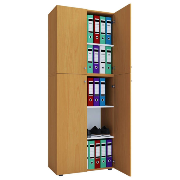Büroschrank Lona XXL
buche Nachbildung weiß B/H/T: ca. 70x183x39 cm