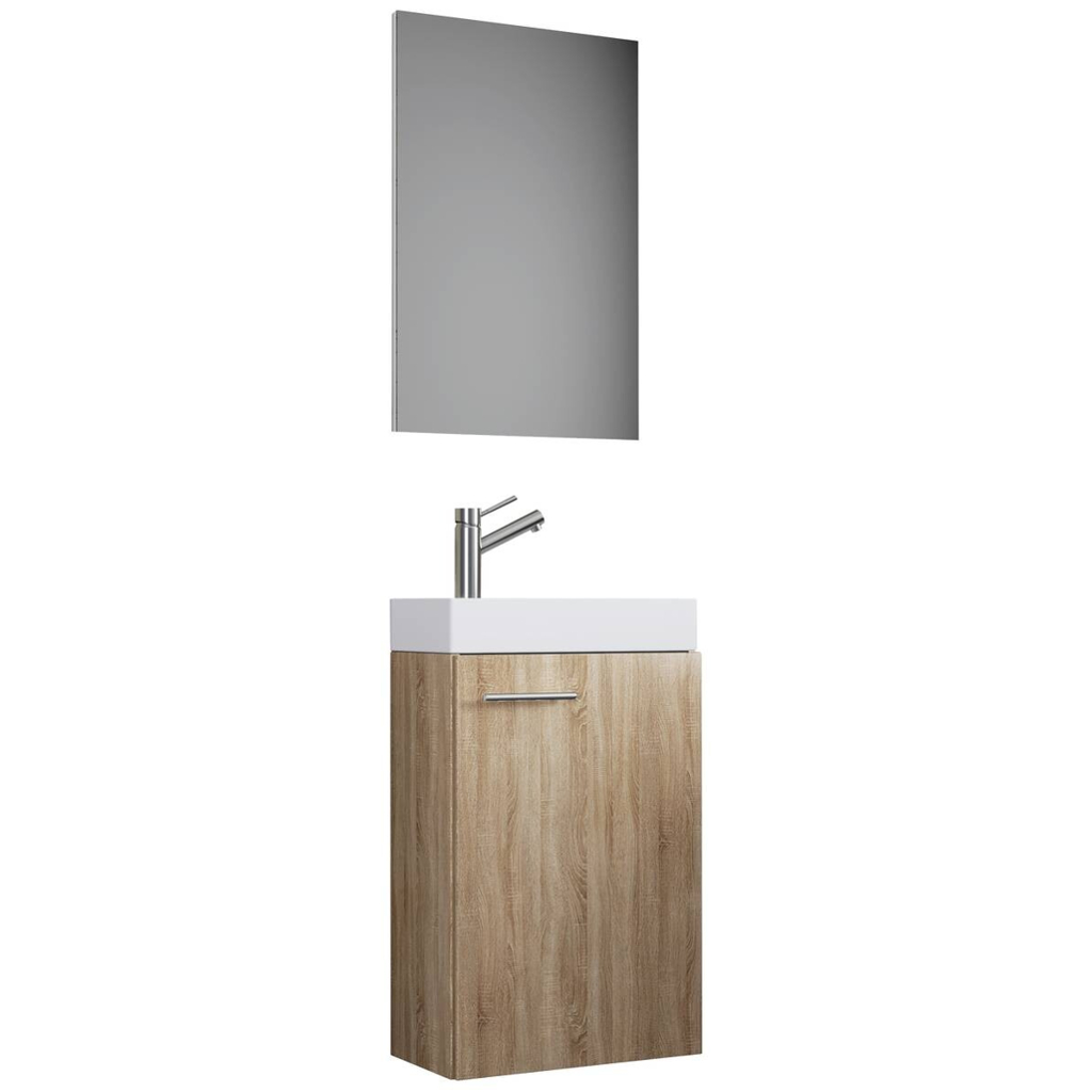 Waschplatz 3tlg-Slito
Eiche Sonoma Nachbildung B/H/T: ca. 41x130x22 cm