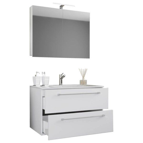 4051814375088 Waschplatz 3tlg-Badinos
weiß B/H/T: ca. 60x50x46 cm