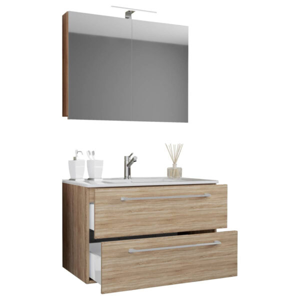 4051814375101 Waschplatz 3tlg-Badinos
Eiche Sonoma Nachbildung B/H/T: ca. 60x50x46 cm