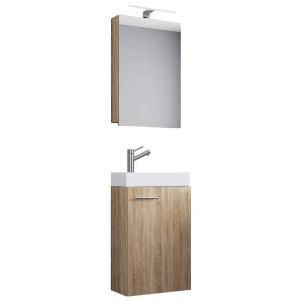 Waschplatz 4tlg-Slito
Eiche Sonoma Nachbildung B/H/T: ca. 41x69,5x22 cm