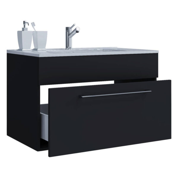 VCM Möbel Badblock 2tlg.-Badinos weiß schwarz B/H/T: ca. 60x50x46 cm VCM Möbel Badblock 2tlg.-Badinos weiß schwarz B/H/T: ca. 60x50x46 cm