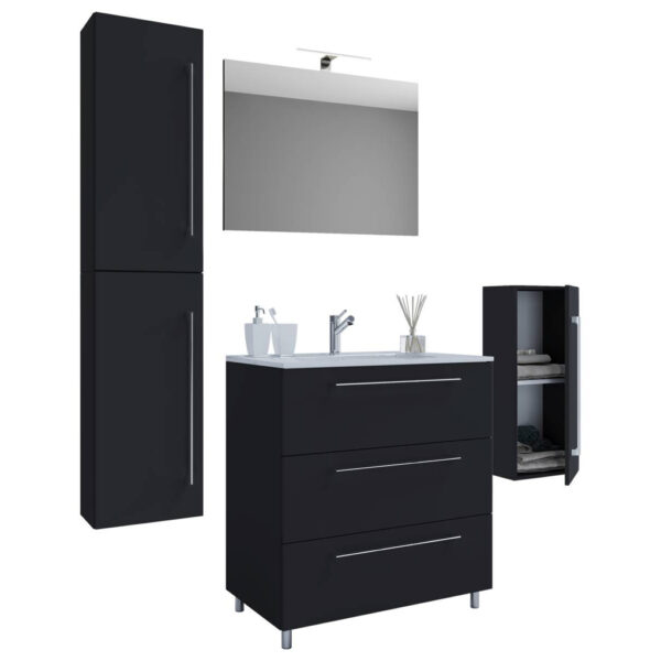4051814381744-1 Waschplatz 5tlg-Schubo
schwarz B/H/T: ca. 80x86x46 cm