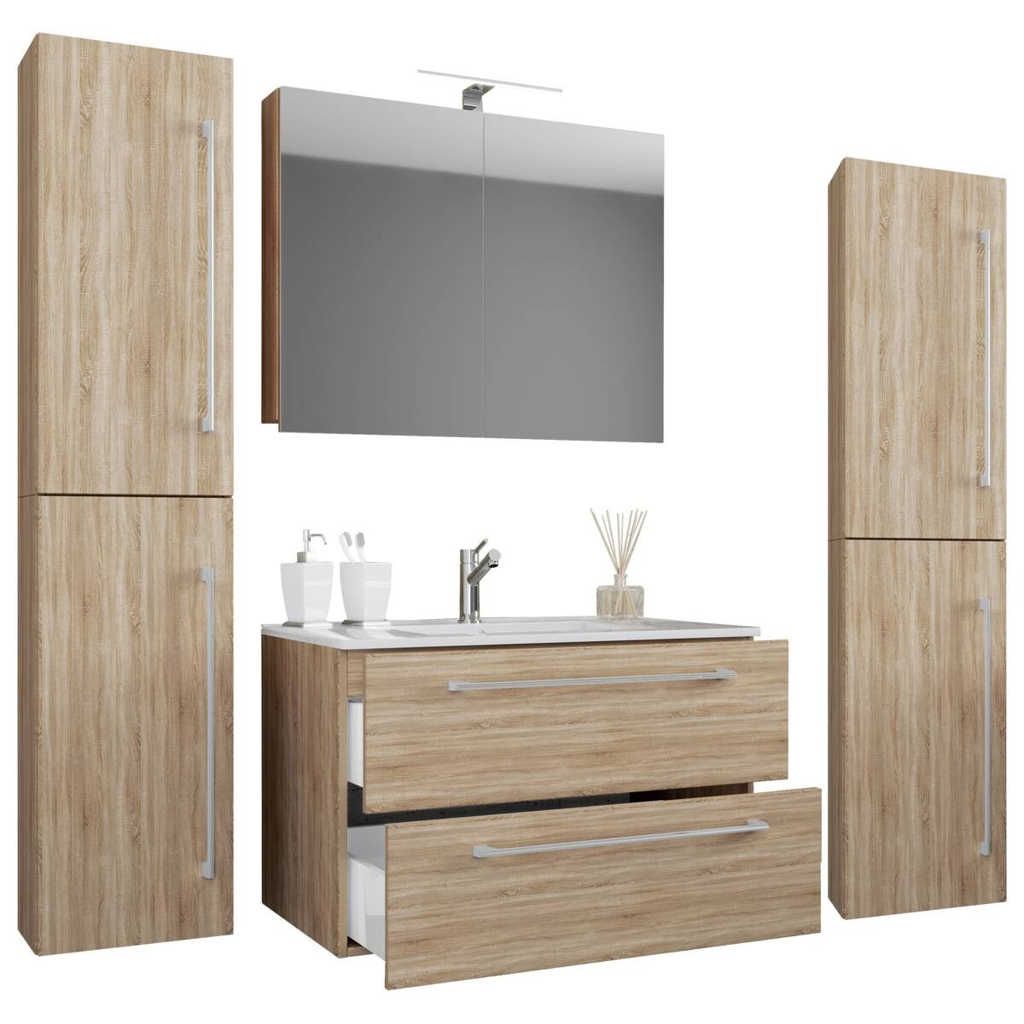 Waschplatz 5tlg-Badinos
Eiche Sonoma Nachbildung B/H/T: ca. 60x50x46 cm