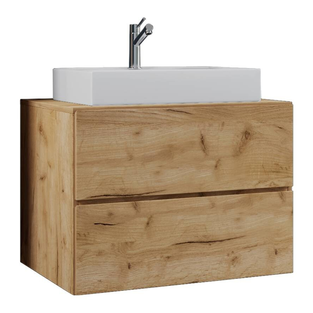 Badblock 2tlg-Lendas
Eiche Honig Nachbildung weiß B/H/T: ca. 80x17x42 cm