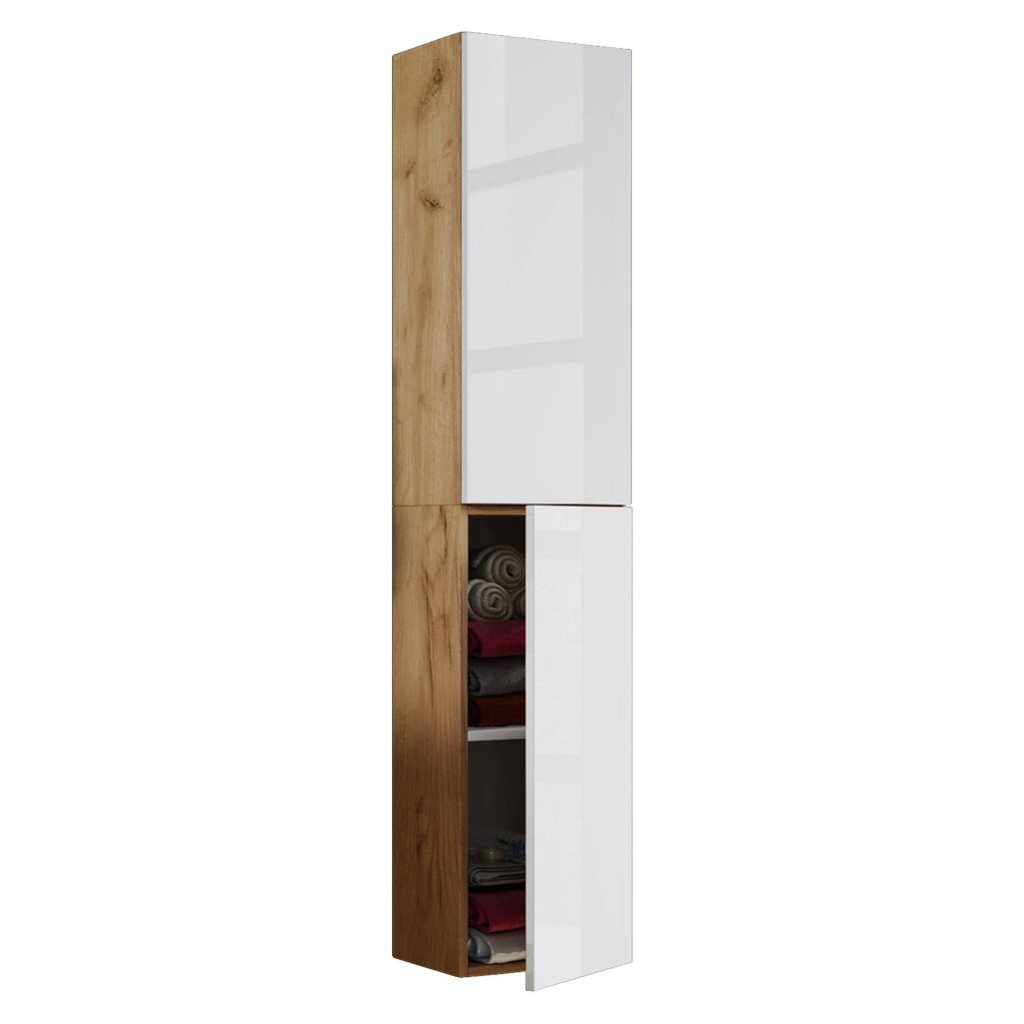 Hochschrank Lendas
Eiche Honig Nachbildung weiß B/H/T: ca. 33x150x22 cm