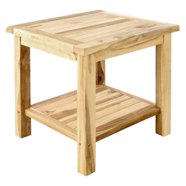 VCM Beistelltisch natur Holz B/H/T: ca. 50x50x50 cm