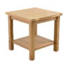 VCM Beistelltisch braun Teakholz B/H/T: ca. 50x50x50 cm VCM Beistelltisch braun Teakholz B/H/T: ca. 50x50x50 cm