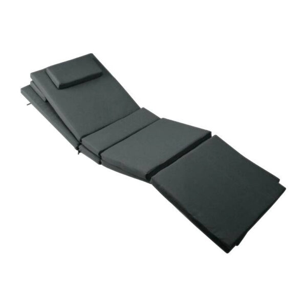 VCM Liegenauflage 2er Set anthrazit Polyester B/L: ca. 58x188 cm VCM Liegenauflage 2er Set anthrazit Polyester B/L: ca. 58x188 cm