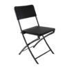 VCM Klappstuhl schwarz Metall B/H/T: ca. 40x80x38 cm