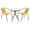 VCM Balkon-Set beige Polyrattan B/H/T: ca. 53x73x60 cm VCM Balkon-Set beige Polyrattan B/H/T: ca. 53x73x60 cm