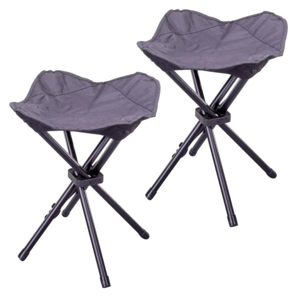 VCM Gartenhocker-Set schwarz Stahl B/H/T: ca. 33x42x33 cm VCM Gartenhocker-Set schwarz Stahl B/H/T: ca. 33x42x33 cm