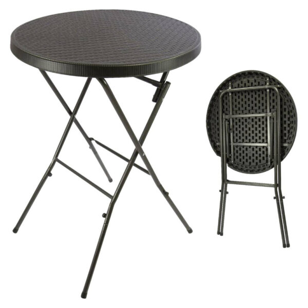 VCM Stehtisch schwarz Kunststoff H/D: ca. 110x80 cm VCM Stehtisch schwarz Kunststoff H/D: ca. 110x80 cm