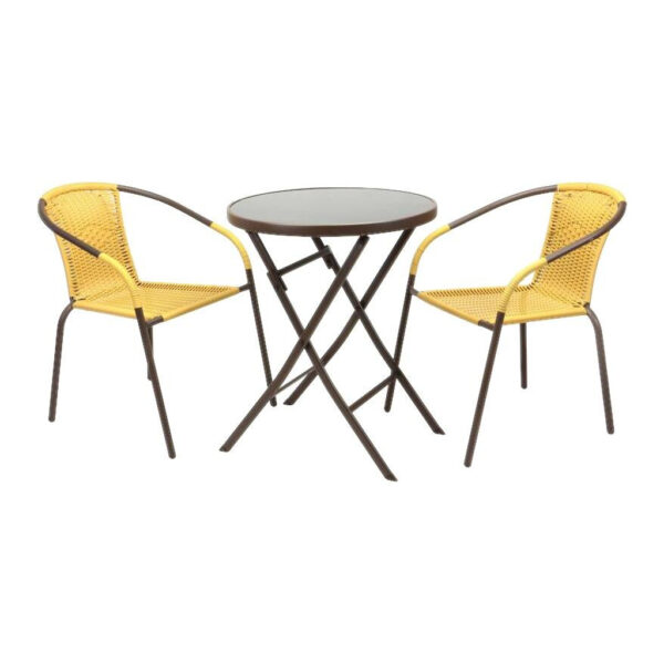 VCM Balkonset braun Polyester B/H/T: ca. 53x72x65 cm VCM Balkonset braun Polyester B/H/T: ca. 53x72x65 cm