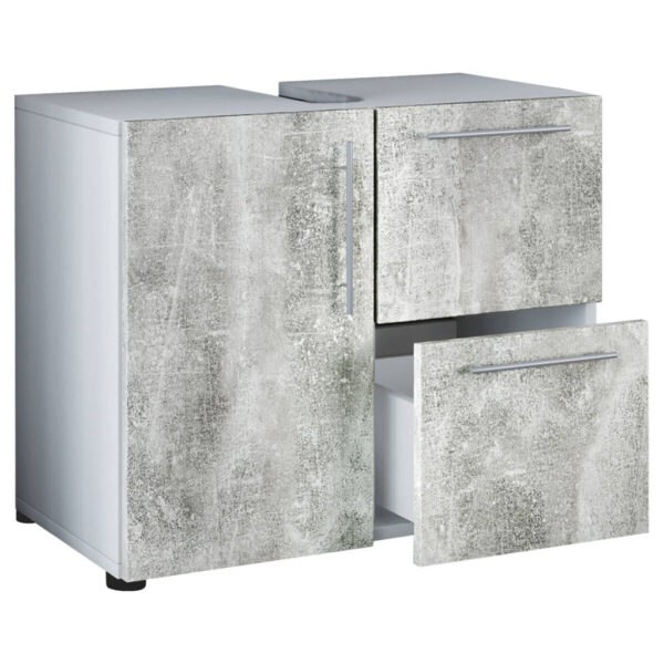 Badunterschrank Flandu
Beton Optik weiß B/H/T: ca. 60x51x30 cm