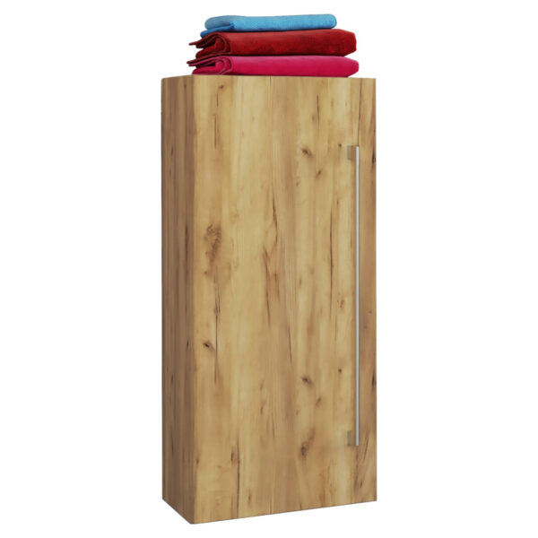 Midischrank Badinos
Eiche Honig Nachbildung Alu Optik B/H/T: ca. 33x75x22 cm