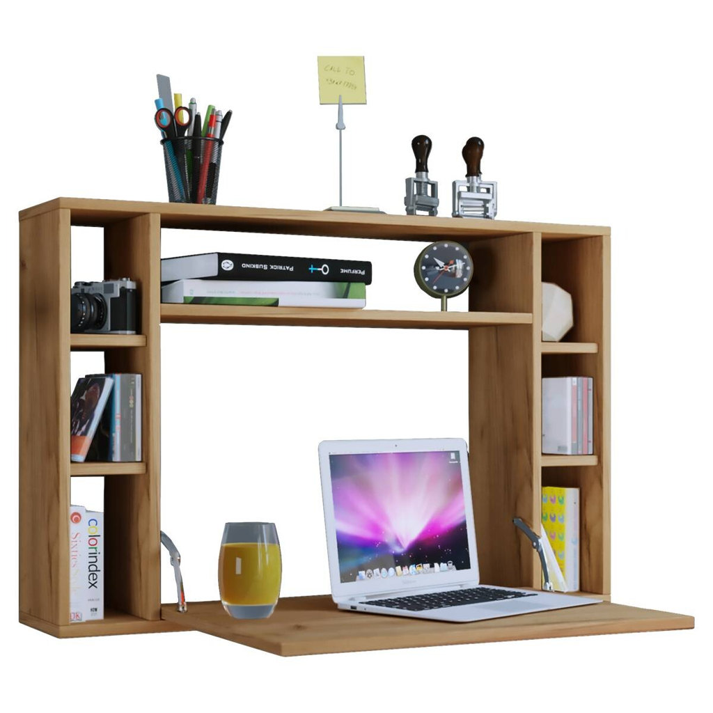 VCM Möbel Computertisch Wandila Eiche Honig Nachbildung B/H/T: ca. 90x60x20 cm