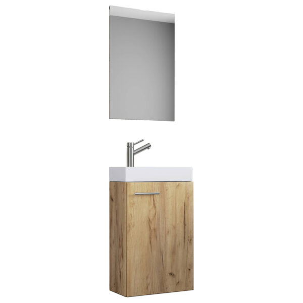 4051814403736-1 Waschplatz 3tlg-Slito
Eiche Honig Nachbildung weiß B/H/T: ca. 41x69,5x22 cm