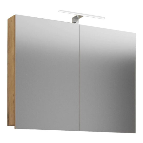 4051814405266 Spiegelschrank Badinos
Eiche Honig Nachbildung B/H/T: ca. 80x62x12 cm