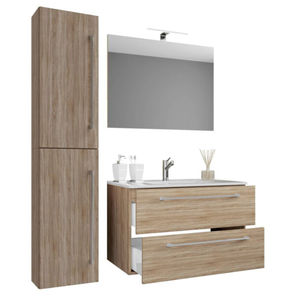 4051814405389 Waschplatz 4tlg-Badinos
Eiche Sonoma Nachbildung B/H/T: ca. 61x51,6x46,4 cm