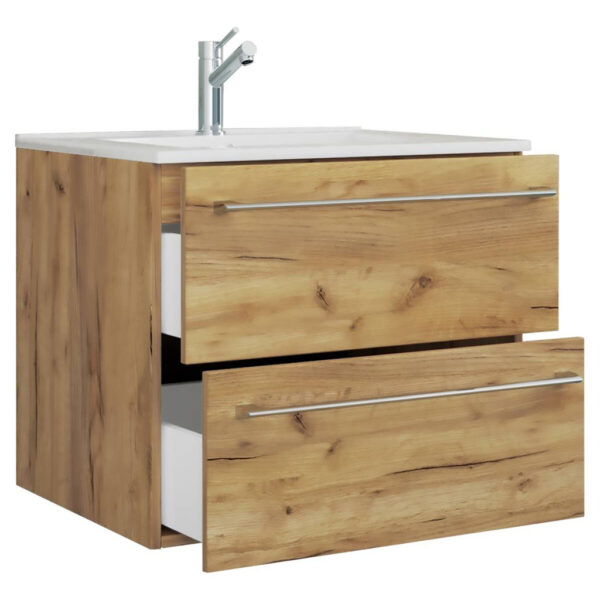 Badblock 2tlg-Badinos
weiß Eiche Honig Nachbildung B/H/T: ca. 61x52x46 cm