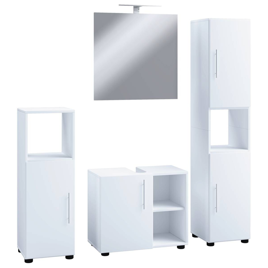 Badezimmer-Set 4tlg-Flandu
weiß B/H/T: ca. 122x160x30 cm