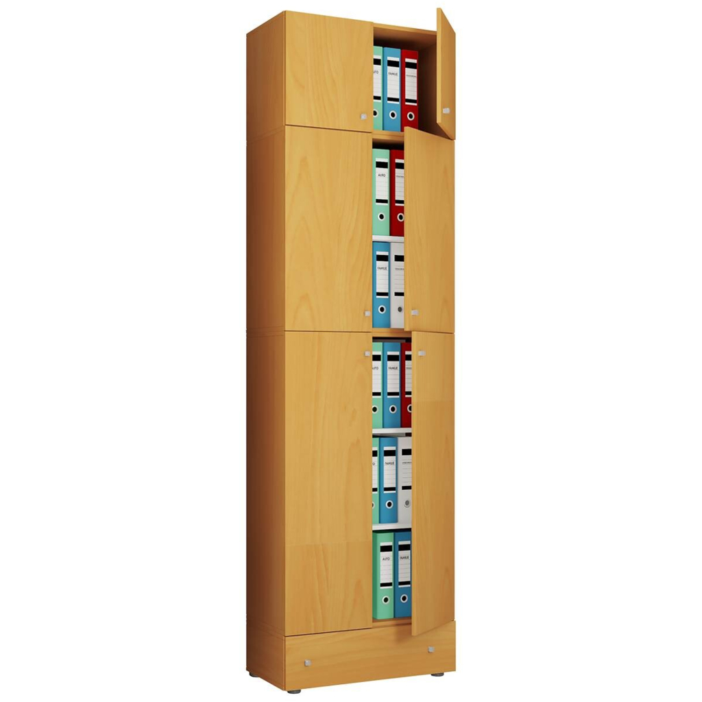 Büroschrank Lona
buche Nachbildung weiß B/H/T: ca. 70x240x39 cm